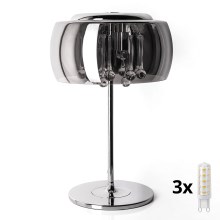 Brilagi - Kryształowa lampa stołowa JEWEL 3xG9/42W/230V