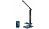 Brilagi - LED Ściemnialna lampa z ładowaniem bezprzewodowym QI and USB REGINA LED/8,5W/230V czarna