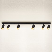 Brilagi - Oświetlenie punktowe SELE 6xGU10/35W/230V czarne/złote