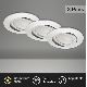 Briloner 8309-039 - ZESTAW 3x LED Ściemnialne wpuszczane oświetlenie łazienkowe LED/5W/230V IP23