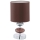 EGLO 13595 – Lampa stołowa CASO 1xE14/40W brązowy