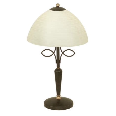 EGLO 89136 - Ściemnialna lampa stołowa BELUGA 1xE14/60W antyczny brąz