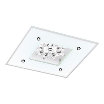 Eglo 96536 - LED Ściemnialny kryształowy plafon BENALUA 1 1xLED/18W/230V