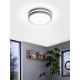 Eglo - LED Ściemnialny plafon łazienkowy LOCANA-C LED/14W szary