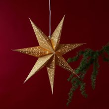 Eglo - Dekoracja bożonarodzeniowa BLINKA gwiazda złota