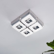Eglo - LED Kryształowa lampa sufitowa 4xLED/4W/230V