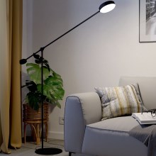 Eglo - LED Ściemnialna dotykowa lampa podłogowa LED/24W/230V