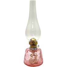 Lampa naftowa POLY 38 cm różowa