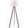 Lampa stojąca AYD 1xE27/60W/230V biała/brązowa