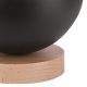 Lampa stołowa AVA BALL 1xE27/60W/230V czarne/buk