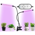 Lampa stołowa LED ściemnialna z klipsem do uprawy roślin LED/8W/5V
