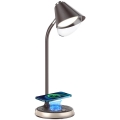 Lampa stołowa LED z funkcją ściemniania i ładowaniem bezprzewodowym FINCH LED/9W/12/230V brązowe/złoty