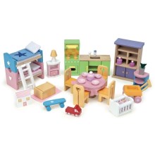 Le Toy Van - Kompletny zestaw mebli dla lalek Starter