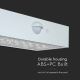 LED Kinkiet solarny z czujnikiem LED/3W/3,7V 3000K/4000K IP65 biały