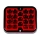 LED Odbłyśnik światła SINGLE LED/1,9W/12V IP67 czerwony