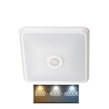 LED Plafon z czujnikiem LED/12W/230V 3000/4000/6000K biały