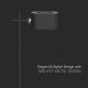 LED Ściemnialna magnetyczna akumulatorowa lampa stołowa 4w1 LED/3W/5V 3000-6000K 1800 mAh czarna