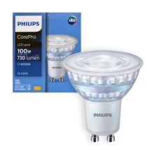 LED Żarówka Philips GU10/6,7W/230V 6500K