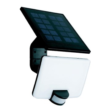 LED Zewnętrzny naświetlacz solarny z czujnikiem LED/10W/3,7V 4000K IP54 3000 mAh