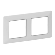 Legrand 754032 - Ramka dla przełączników VALENA LIFE 2P biały chrom