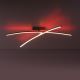 Leuchten Direkt 11255-55 - LED RGB Ściemniany żyrandol natynkowy ALINA 2xLED/8,1W/230V 2700-5000K + pilot