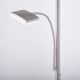 Leuchten Direkt 11725-55 - LED Ściemnialna dotykowa lampa podłogowa RUBEN 2xLED/11W/230V + LED/4W