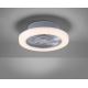 Leuchten Direkt 14645-55 - LED Oświetlenie z wentylatorem LEONARD LED/27W/230V