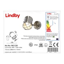 Lindby - LED Ściemnialny kinkiet EBBI 1xE14/5W/230V