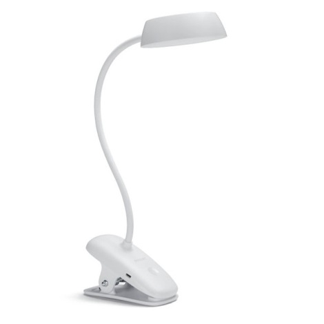 Philips - LED Ściemnialna lampa z klipsem DONUTCLIP LED/3W/5V CRI 90 biała
