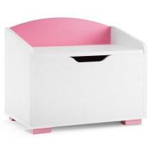 Pojemnik do przechowywania dla dzieci PABIS 50x60 cm biały/różowy