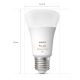 SET 2x LED Ściemniana żarówka Philips Hue White And Color Ambiance A60 E27/6,5W/230V 2000-6500K