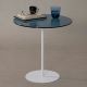 Stół składany CHILL 50x50 cm biały/niebieski