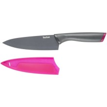 Tefal - Nóż ze stali nierdzewnej chef FRESH KITCHEN 15 cm szary/fioletowy
