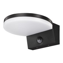Top Light - LED Kinkiet zewnętrzny z czujnikiem NOVARA LED/15W/230V IP65 czarny