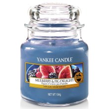 Yankee Candle - Świeca zapachowa MULBERRY & FIG DELIGHT mała 104g 20-30 godziny