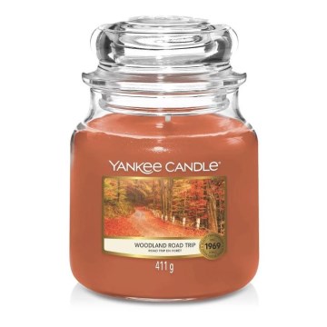 Yankee Candle - Świeca zapachowa WOODLAND ROAD TRIP średnia 411g 65-75 godziny