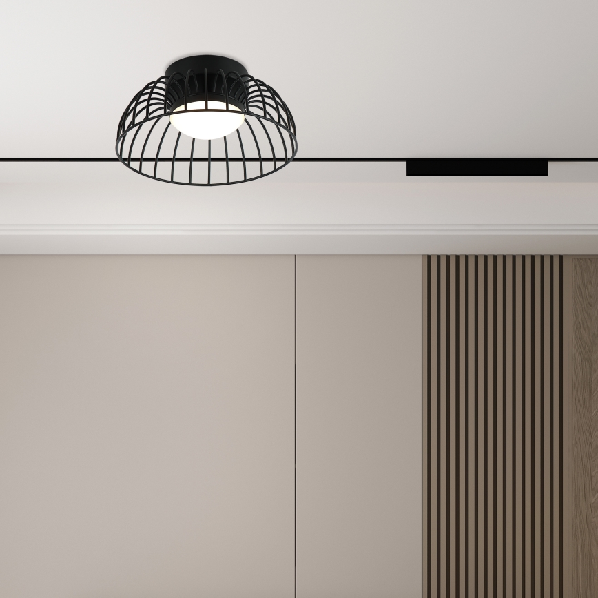  plafon LED BETSY LED/12W/230V średnica 25 cm czarny