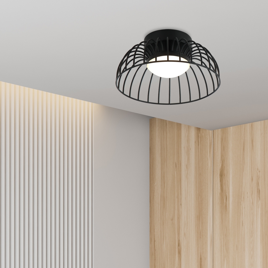  plafon LED BETSY LED/12W/230V średnica 25 cm czarny