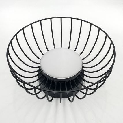  plafon LED BETSY LED/12W/230V średnica 25 cm czarny