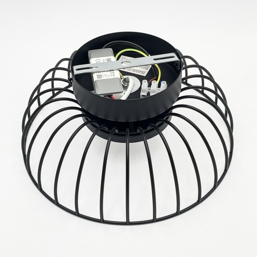  plafon LED BETSY LED/12W/230V średnica 25 cm czarny