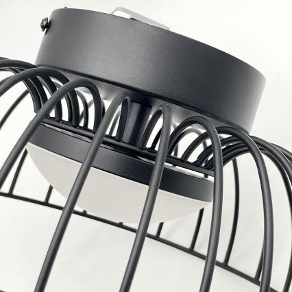  plafon LED BETSY LED/12W/230V średnica 25 cm czarny