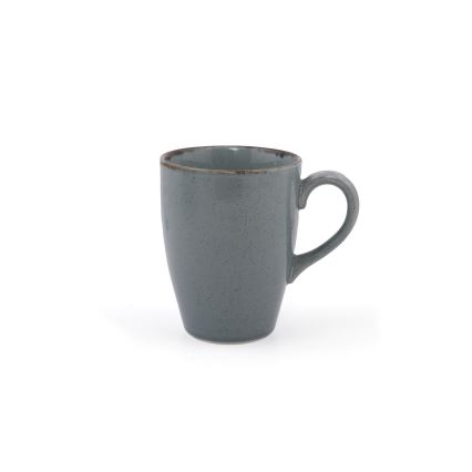 16-częściowy zestaw obiadowy, szary, porcelanowy