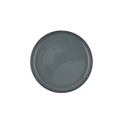 16-częściowy zestaw obiadowy, szary, porcelanowy