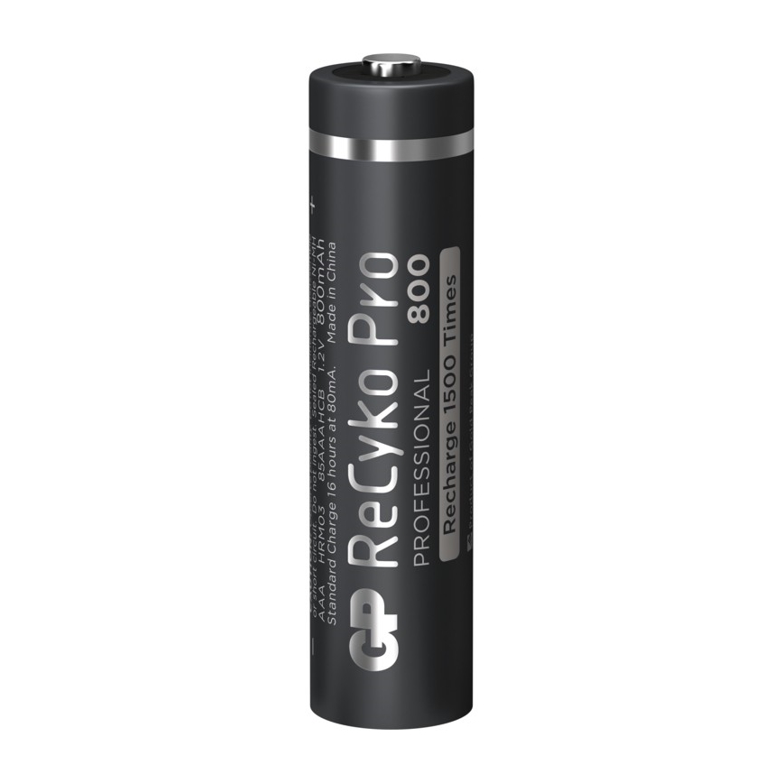 2 pcs Bateria do ponownego naładowania GP AAA ReCyko Pro NiMH/1,2V/800 mAh