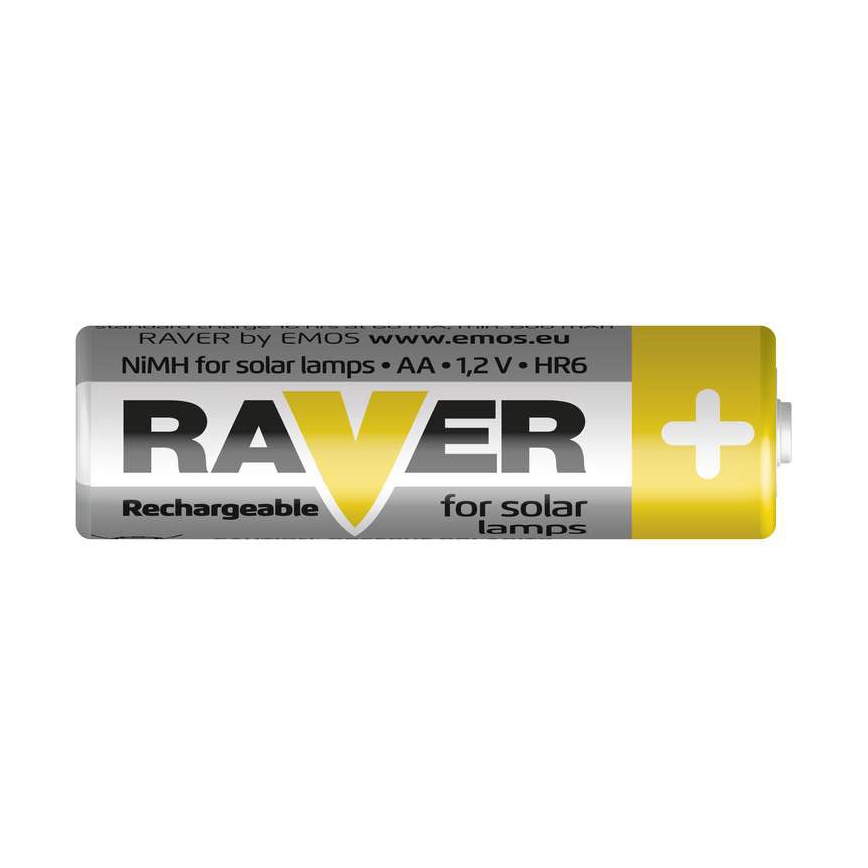 2 szt Bateria ładowalna AA RAVER NiMH/1,2V/600 mAh