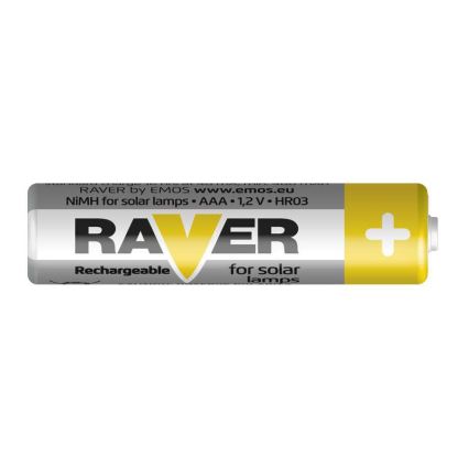 2 szt. Bateria akumulatorowa AAA RAVER NiMH/1,2V/400 mAh