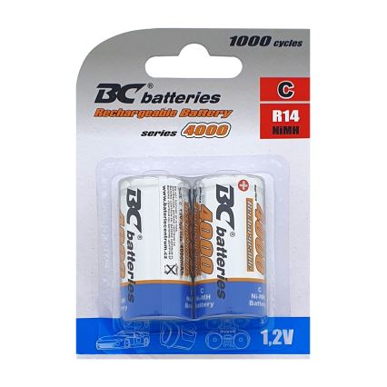 Bateria ładowana NiMH C 4000 mAh 1,2V