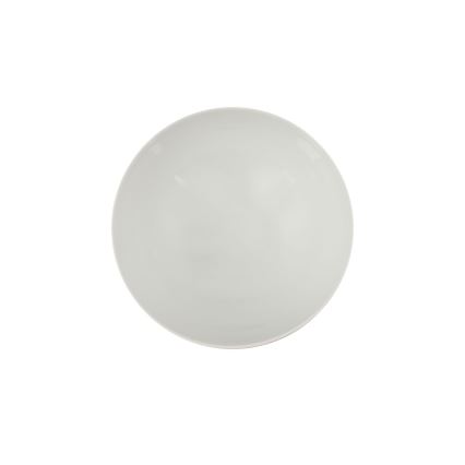 24-częściowy zestaw obiadowy, biało-niebieski, porcelanowy