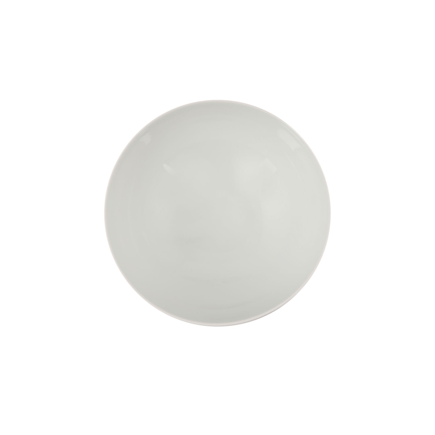 24-częściowy zestaw obiadowy, biało-niebieski, porcelanowy