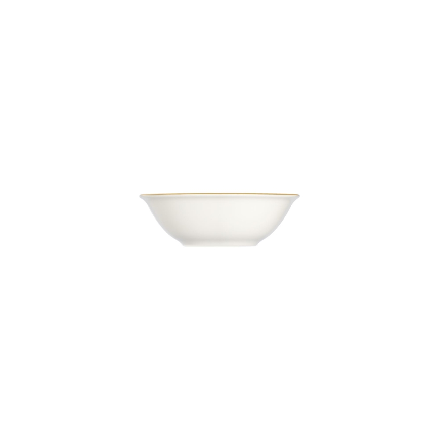 24-częściowy zestaw obiadowy, biały/niebieski/złoty, porcelana